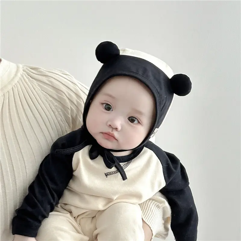 Pink Bunny Ear Hat for Baby Girls Soft Cotton - Image 4
