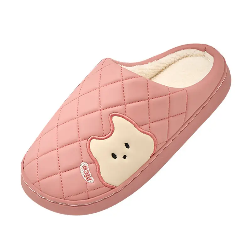 Women Waterproof Cotton Slippers Warm Autumn Winter 2025 - Image 9
