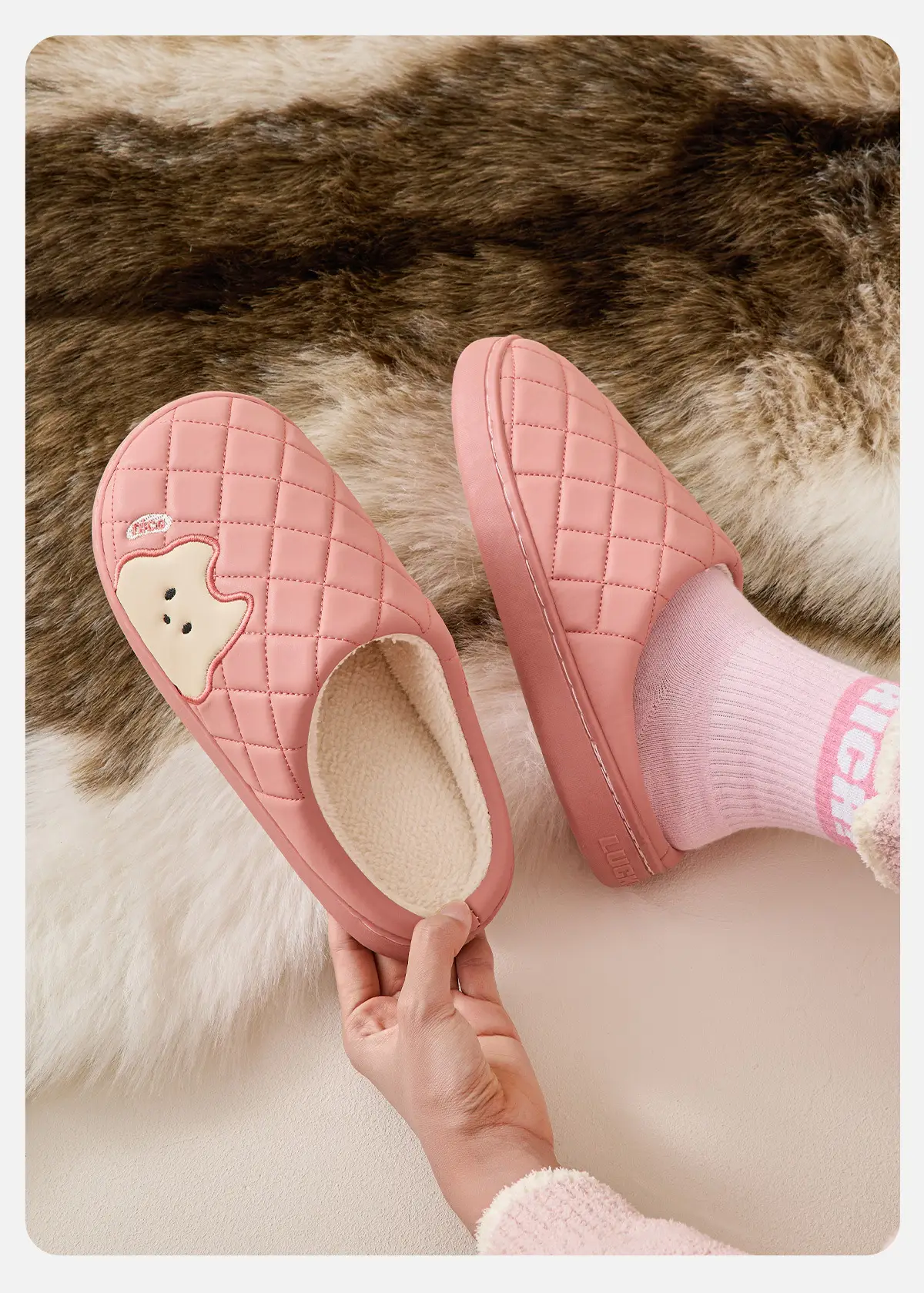 Women Waterproof Cotton Slippers Warm Autumn Winter 2025 — feature 16
