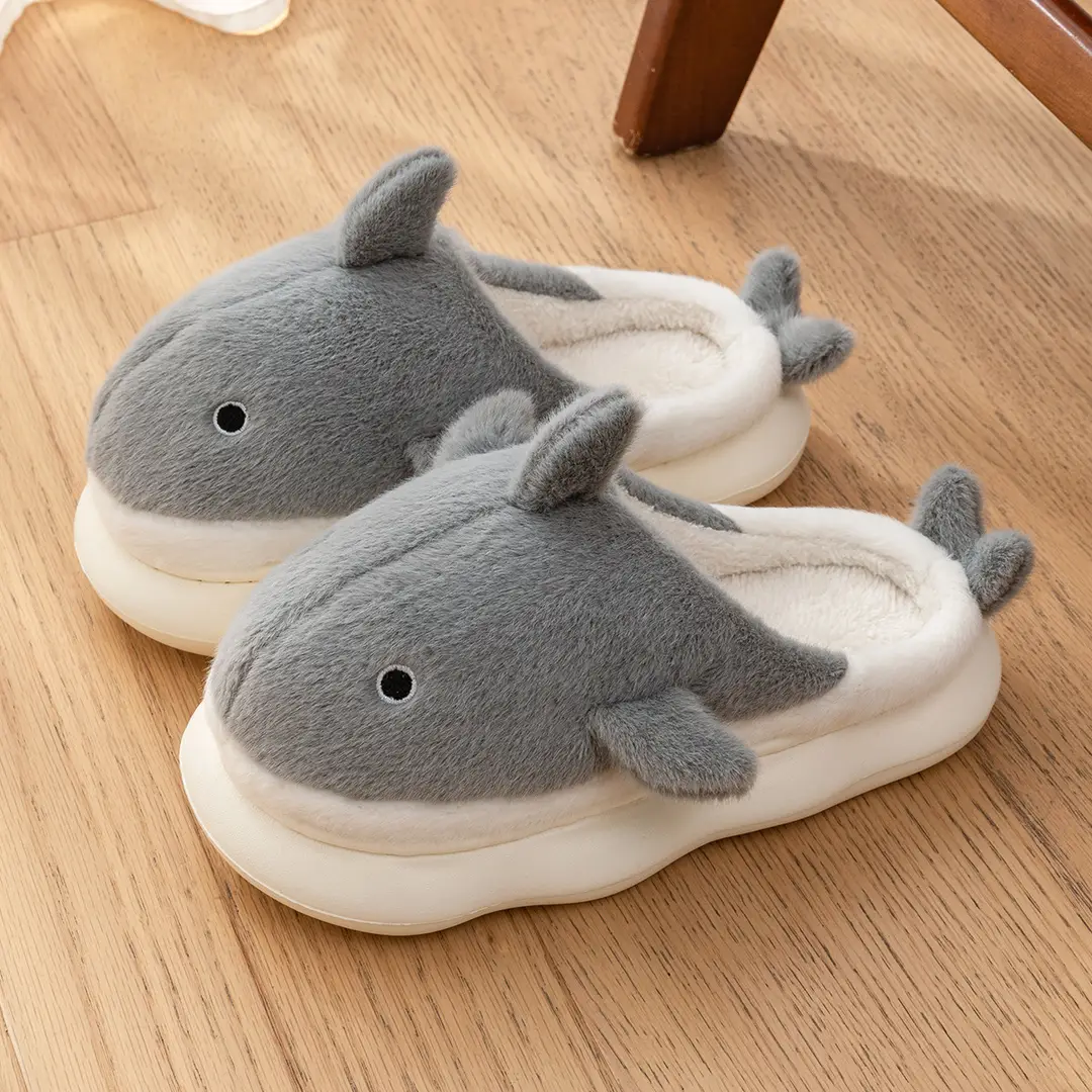 Cute Puppy Cotton Slippers for Women, New Winter Style, Warm for Outdoor Wear, Indoor Home Use, Thick-Soled Cartoon Plush Slippers - Image 10