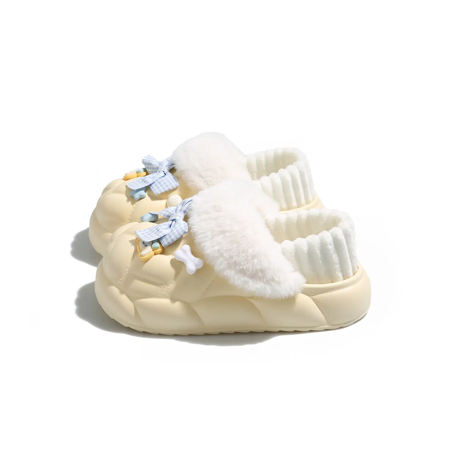 Warm Cartoon Slippers for Women Lightweight Durable Eva Cotton - Image 9