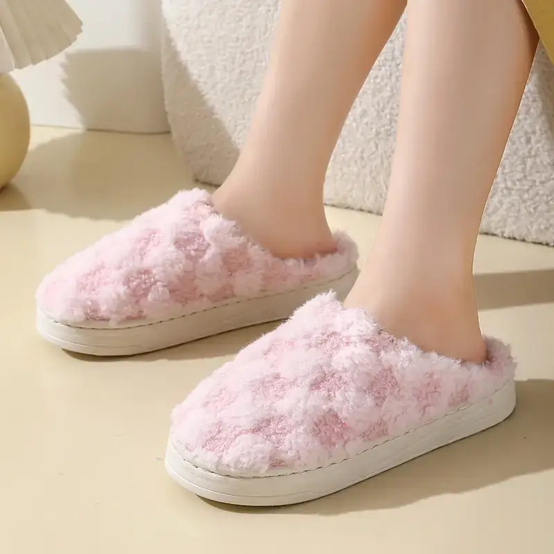 Women Cotton Slippers Winter Warm Non-Slip - Image 27