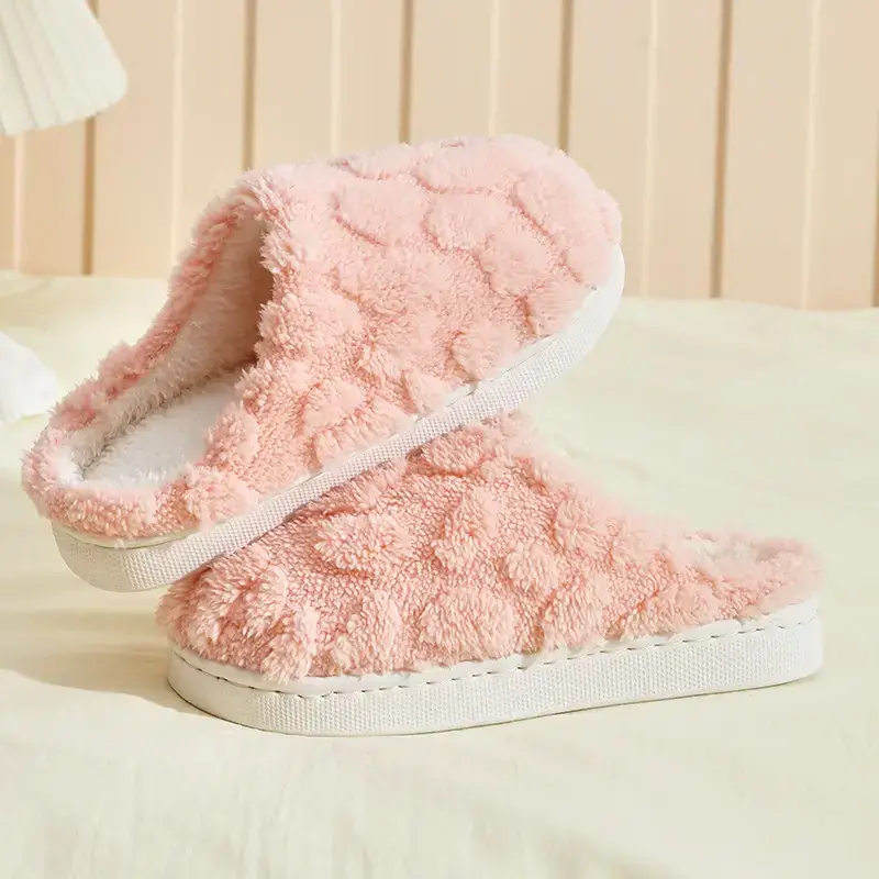 Women Cotton Slippers Winter Warm Non-Slip - Image 11