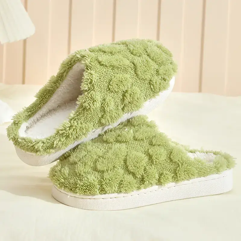 Women Cotton Slippers Winter Warm Non-Slip - Image 12