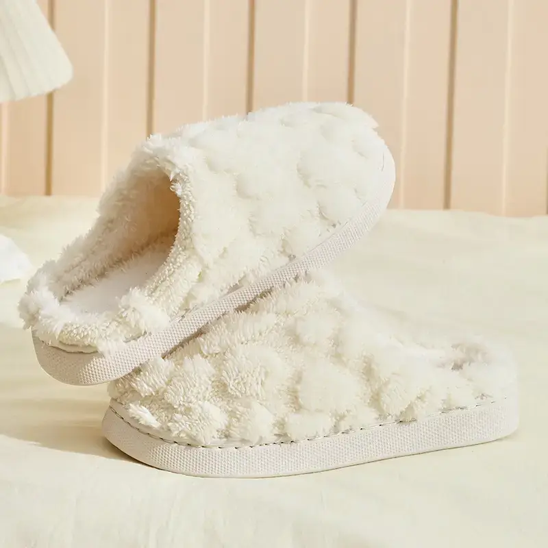 Women Cotton Slippers Winter Warm Non-Slip - Image 13