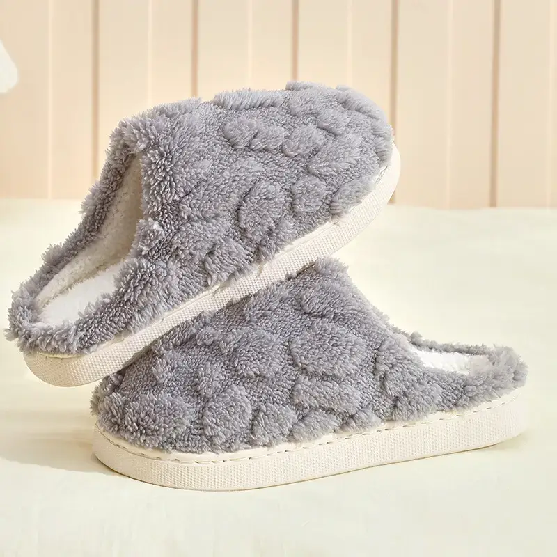 Women Cotton Slippers Winter Warm Non-Slip - Image 14