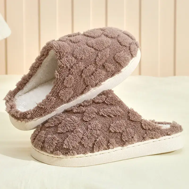 Women Cotton Slippers Winter Warm Non-Slip - Image 15