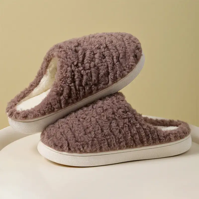 Women Cotton Slippers Winter Warm Non-Slip - Image 24