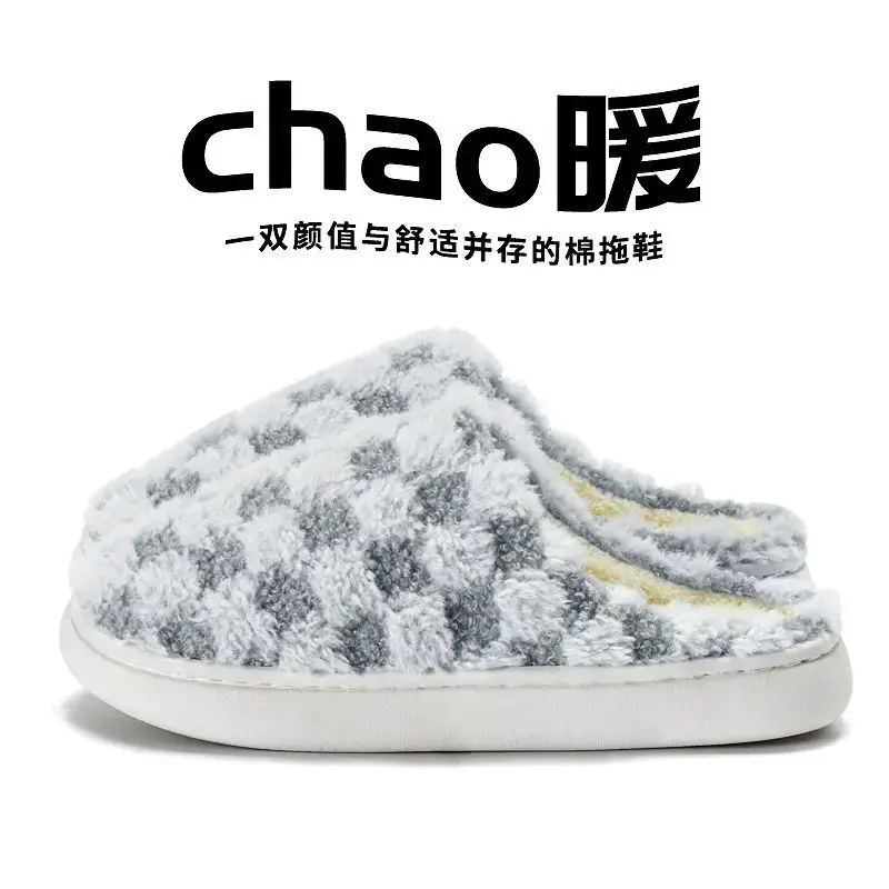 Women Cotton Slippers Winter Warm Non-Slip - Image 4