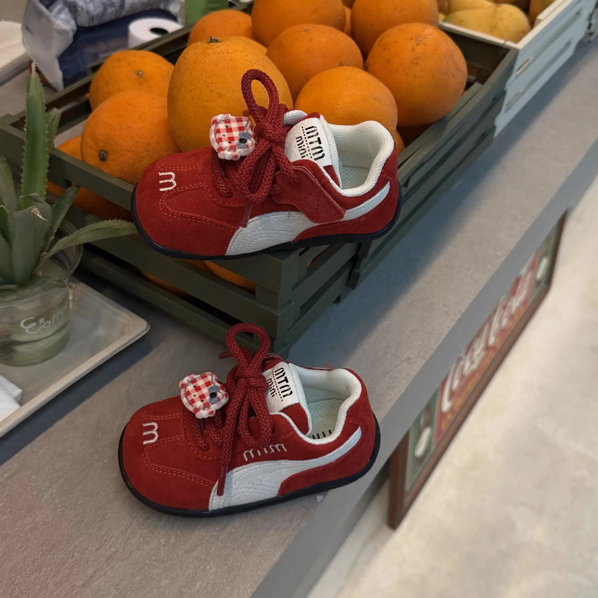 Red Moral Training Shoes for Kids 2 Years Old — feature 1