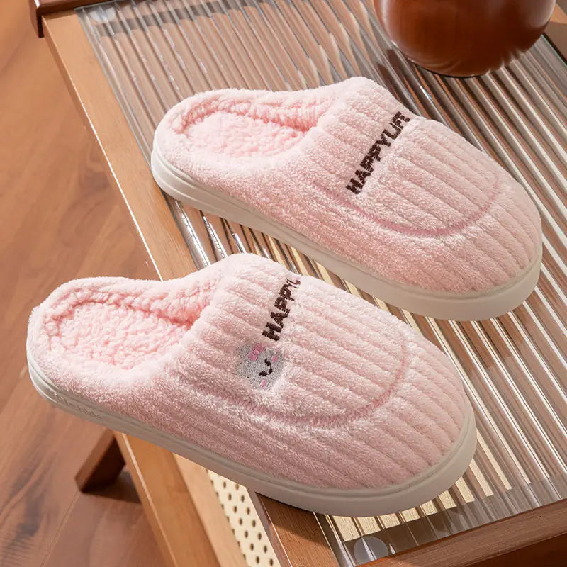New Winter Slippers, Non-Slip, Household Cotton Slippers, Men's Winter Indoor and Outdoor Wear, Non-Slip, Thick Soles, Warm and Velvet - Image 7