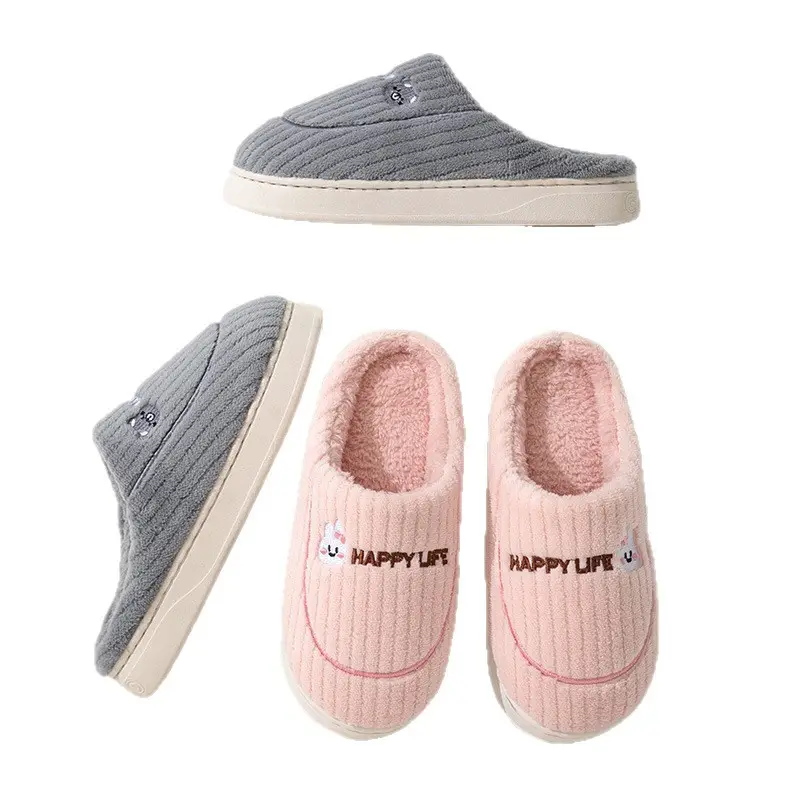 New Winter Slippers, Non-Slip, Household Cotton Slippers, Men's Winter Indoor and Outdoor Wear, Non-Slip, Thick Soles, Warm and Velvet - Image 11