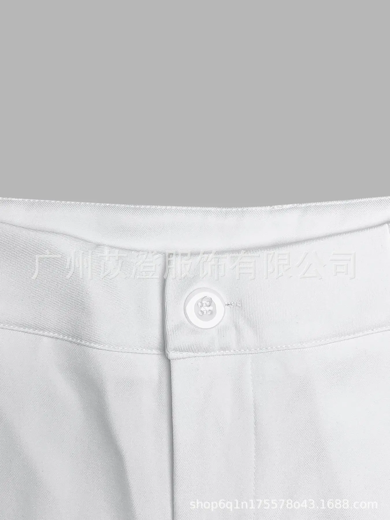 Women White Straight Cut Pants All Season Casual - Image 4