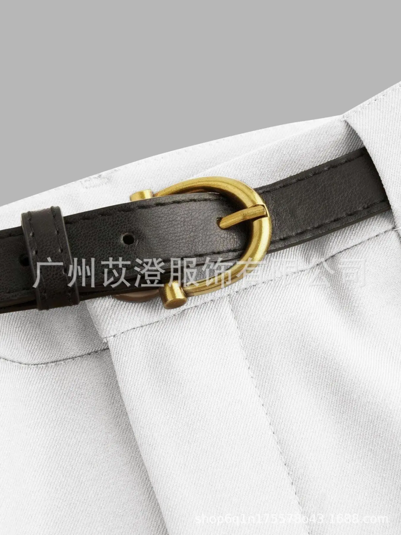 Women White Straight Cut Pants All Season Casual — feature 3