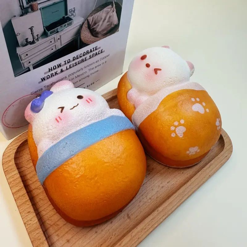 Super Soft Egg Baby Squishy Slow Rebound Durian Cheese Realistic Food Stress Relief Toy Soft and Absorbent Hand Customization — feature 28