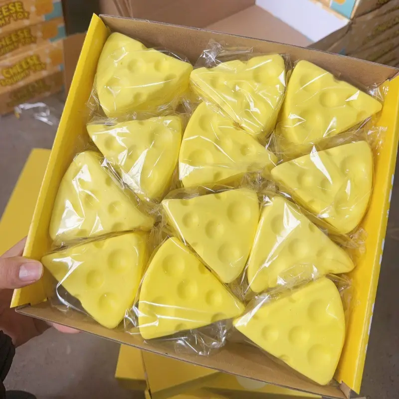 Super Soft Egg Baby Squishy Slow Rebound Durian Cheese Realistic Food Stress Relief Toy Soft and Absorbent Hand Customization