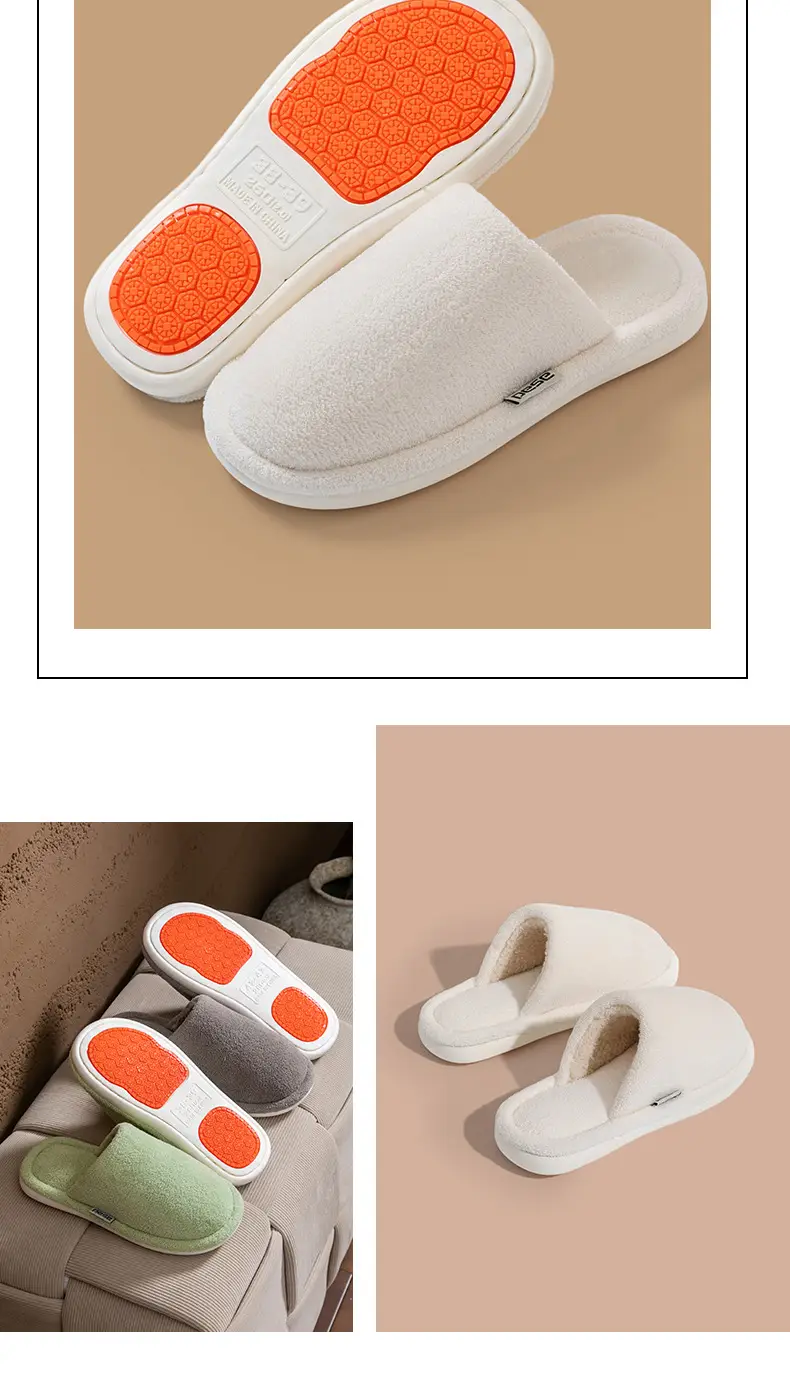 Stuffed Cotton Slippers for Women Autumn Winter Warm Non-Slip — feature 15