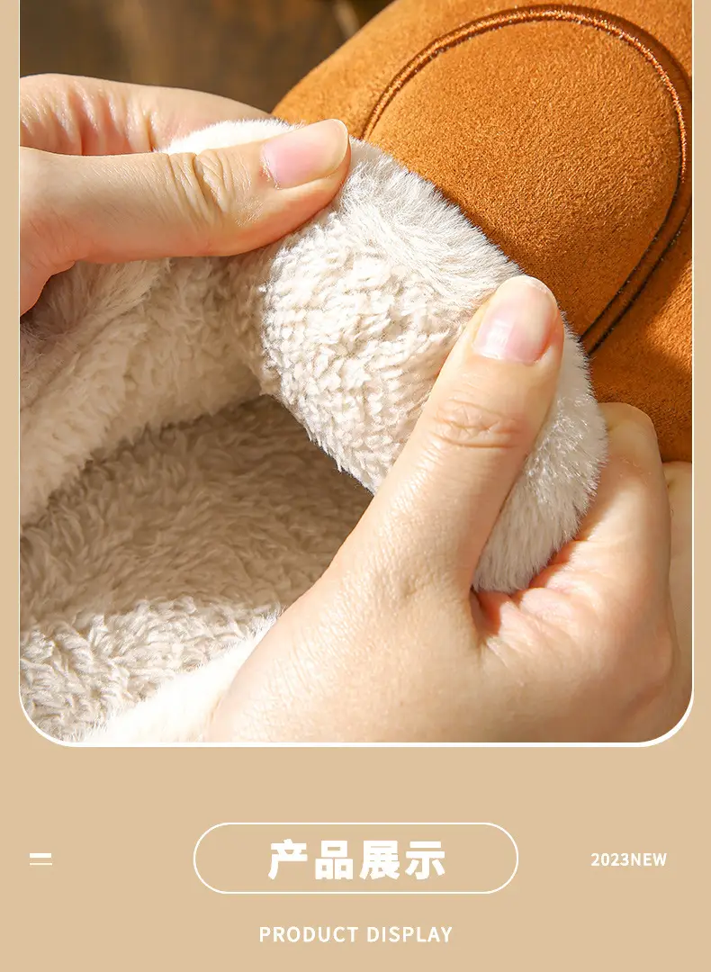 Women Cotton Slippers Warm Winter Indoor — feature 8