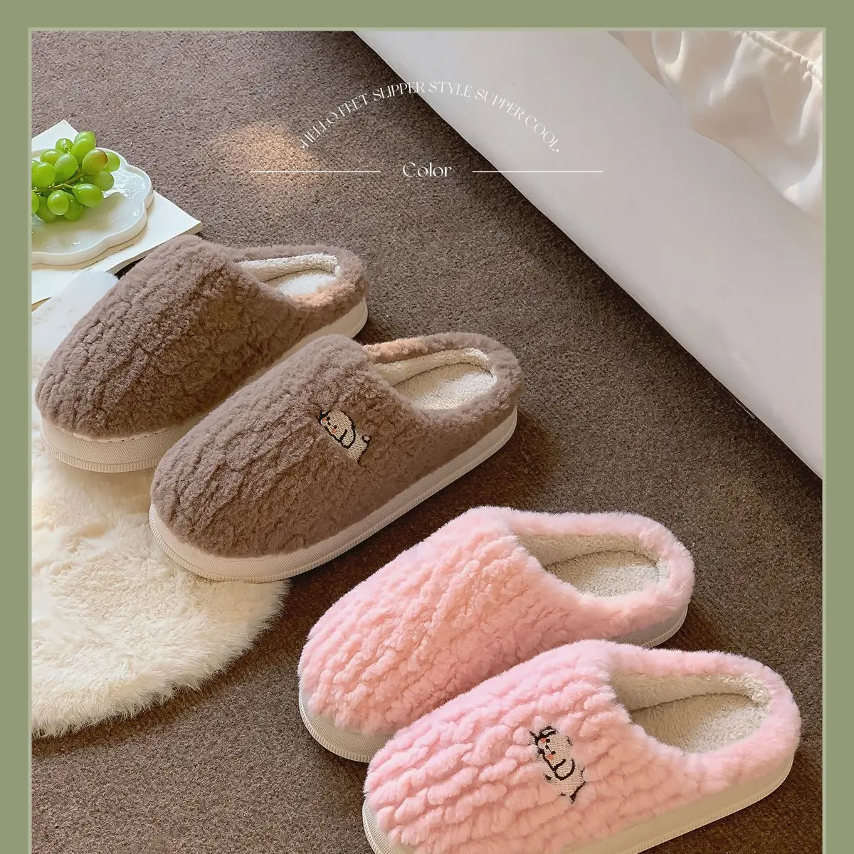 Women Winter Anti-Slip Cotton Slippers 2025 — feature 18