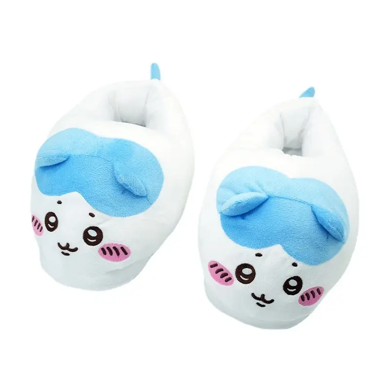 Manufacturer Wholesale Cute Girl Home Cotton Slippers Couple Funny Cotton Slippers with Smiley Face Usachi Plush Slippers - Image 6