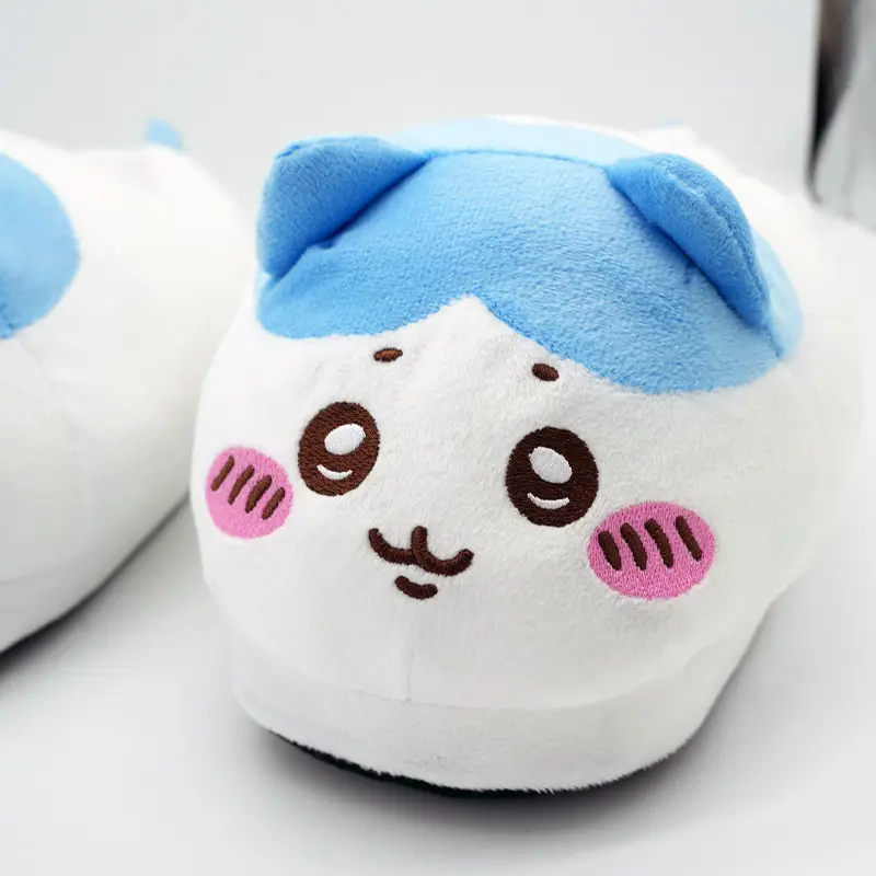 Manufacturer Wholesale Cute Girl Home Cotton Slippers Couple Funny Cotton Slippers with Smiley Face Usachi Plush Slippers - Image 7