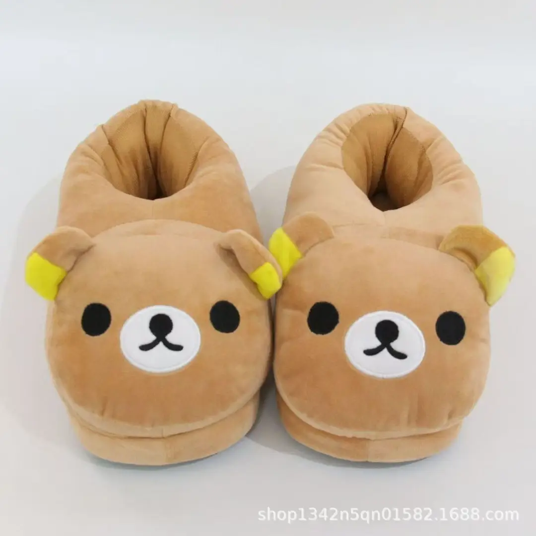 Manufacturer Wholesale Cute Girl Home Cotton Slippers Couple Funny Cotton Slippers with Smiley Face Usachi Plush Slippers — feature 10