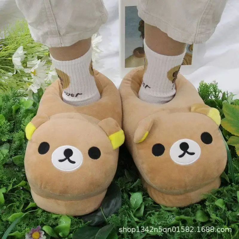 Manufacturer Wholesale Cute Girl Home Cotton Slippers Couple Funny Cotton Slippers with Smiley Face Usachi Plush Slippers — feature 11