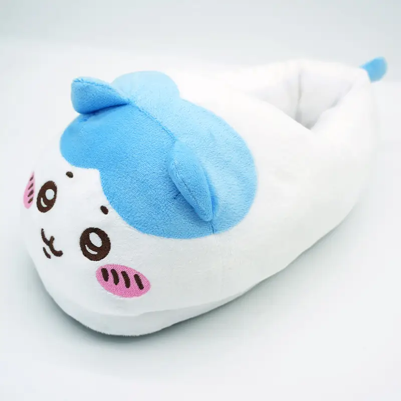 Manufacturer Wholesale Cute Girl Home Cotton Slippers Couple Funny Cotton Slippers with Smiley Face Usachi Plush Slippers — feature 7