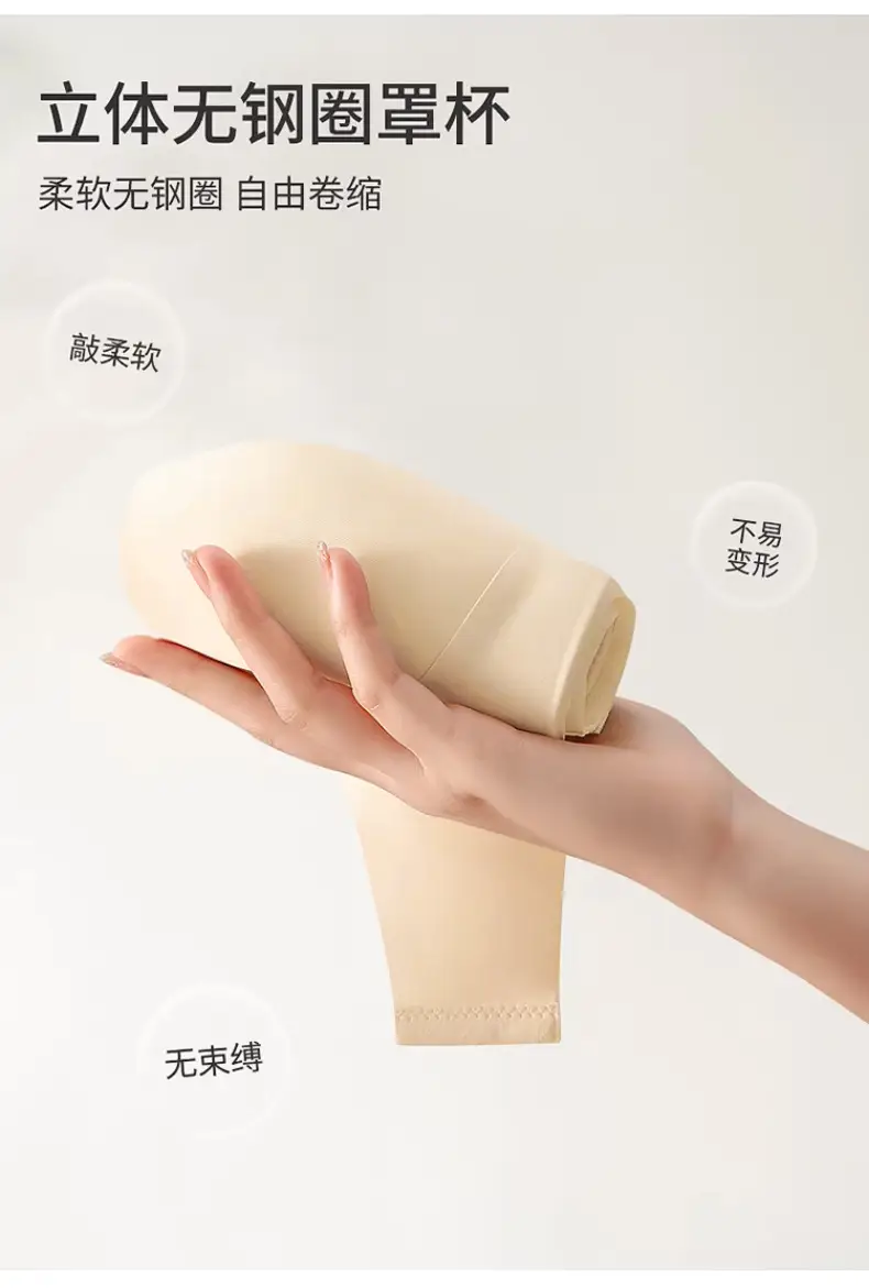 Strapless Bra for Women, Strong Anti-Slip, Push-Up for Small Busts, Seamless Invisible Backless Thin Bandeau Style Bra — feature 16
