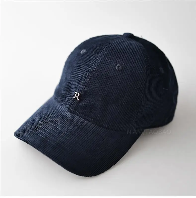 Corduroy Metal Small R Logo Baseball Cap — feature 10