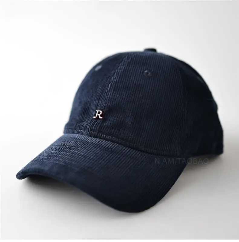 Corduroy Metal Small R Logo Baseball Cap — feature 9
