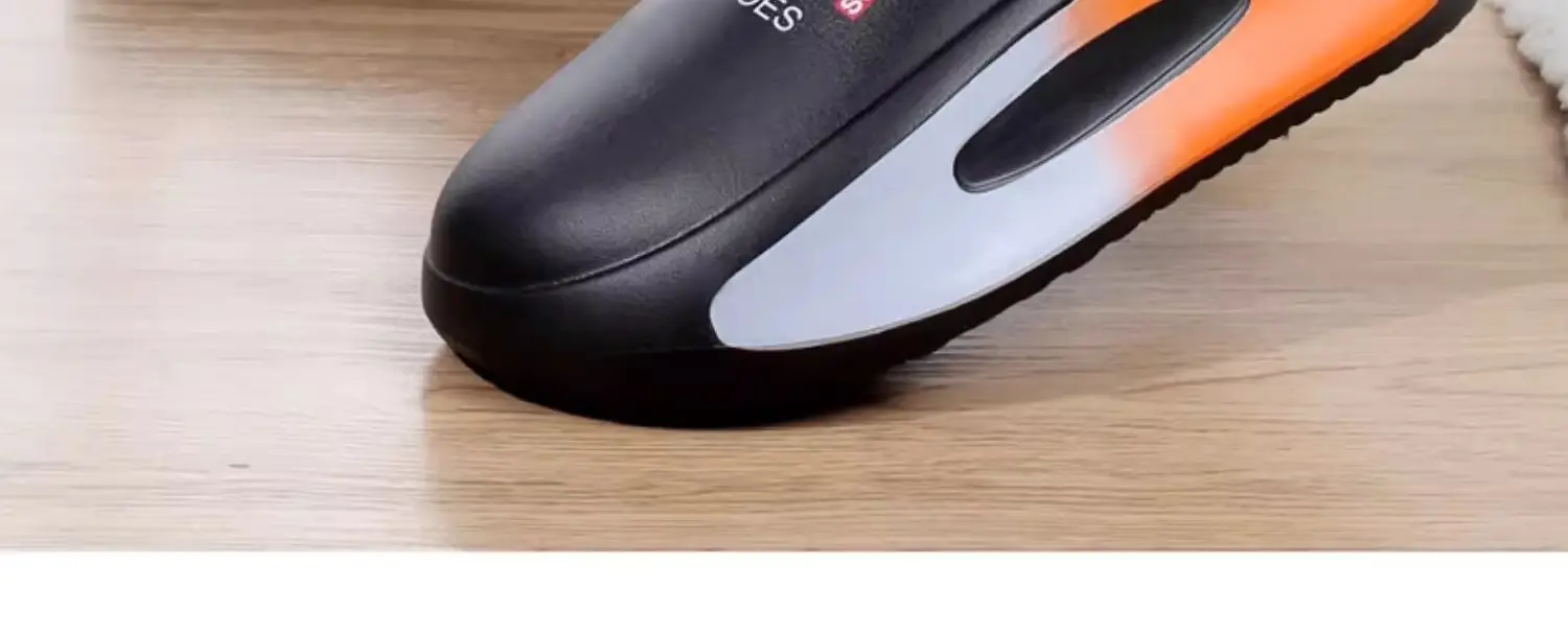 Winter Warm Cotton Slippers Black Orange 2025 — feature 7