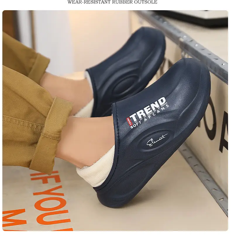 Trend Cotton Slippers Black Winter Warm Anti-Slip — feature 18
