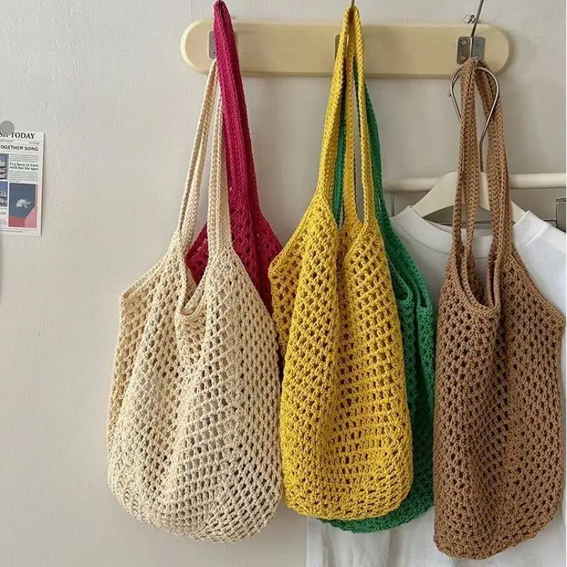 Beach Style Straw Shoulder Bag Large Capacity 2025 - Image 21
