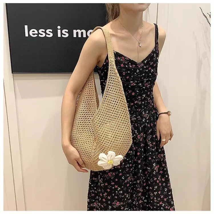 Beach Style Straw Shoulder Bag Large Capacity 2025 - Image 23