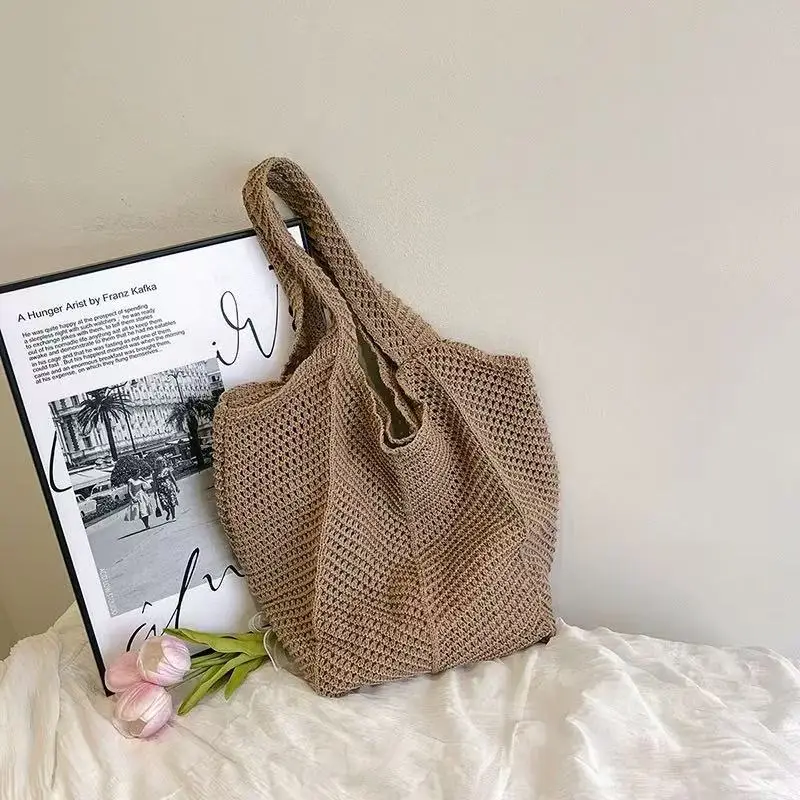 Beach Style Straw Shoulder Bag Large Capacity 2025 - Image 2