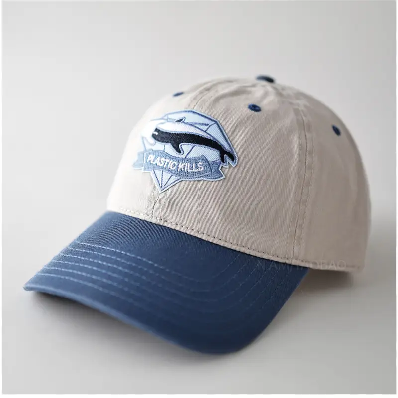 Navy Blue Ocean Duckbill Cap Unisex Cartoon Patch - Image 10