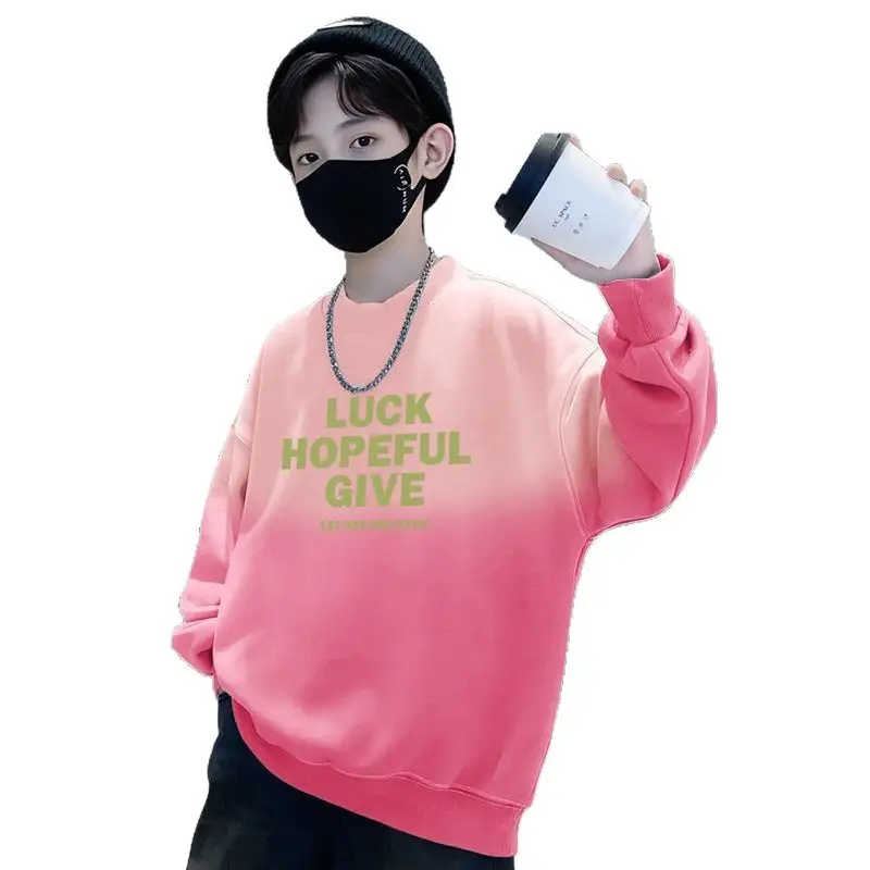 Boys Sweatshirt Pink Luck Hopeful Give Street T-Shirt