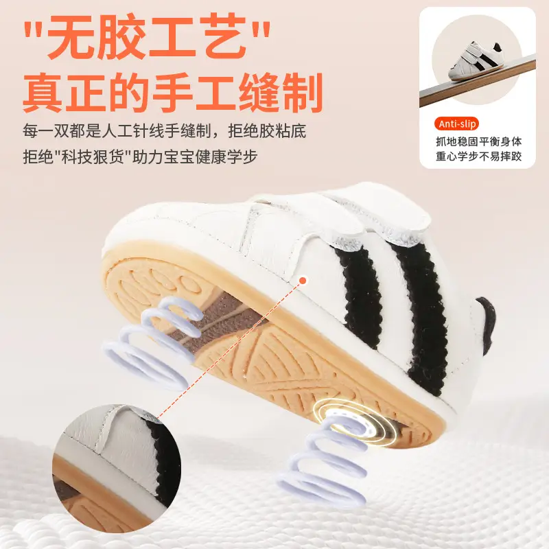 New 0-1 Year Baby Shoes Soft Sole Spring Fall