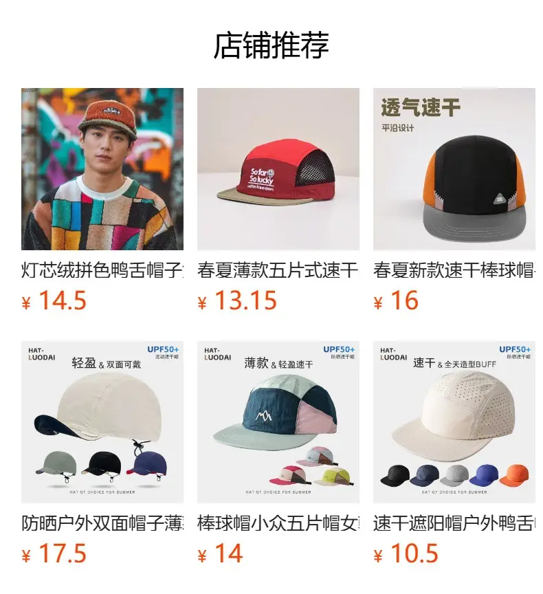 Men Blue Grid Baseball Cap Summer Wear — feature 1