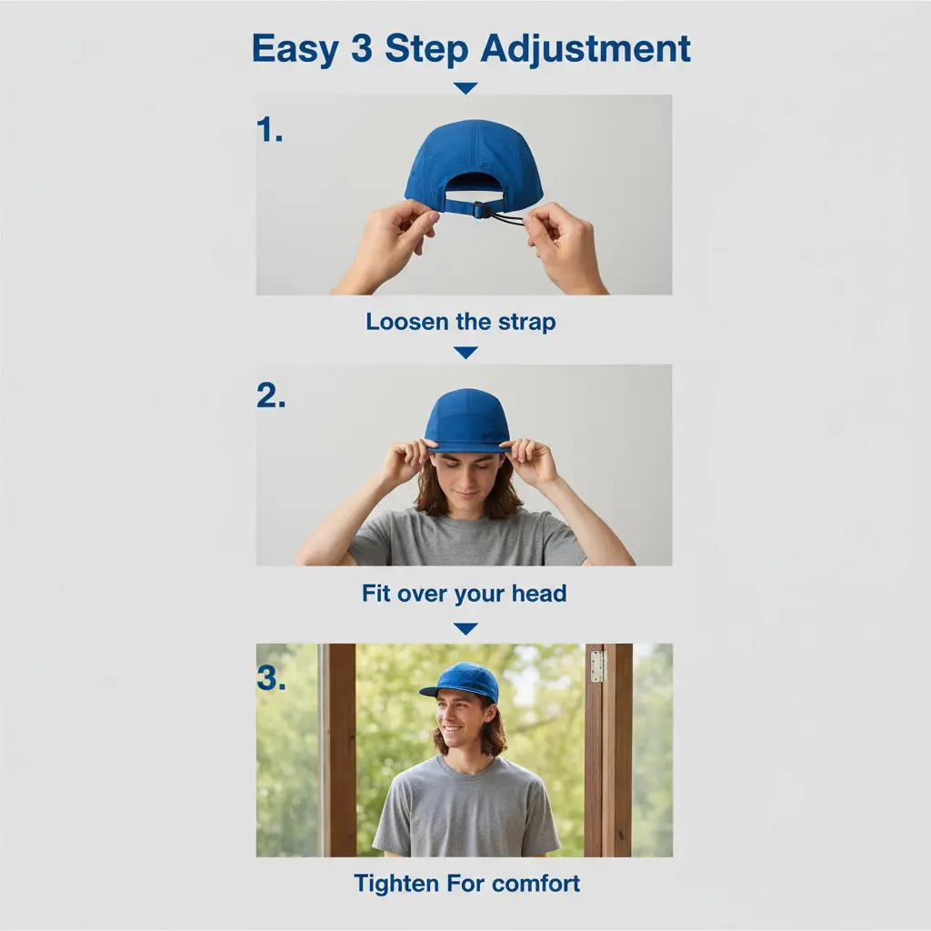 Men Blue Grid Baseball Cap Summer Wear — feature 14