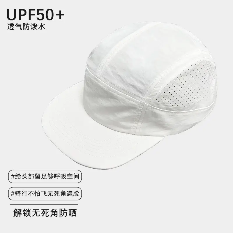 Men Blue Grid Baseball Cap Summer Wear