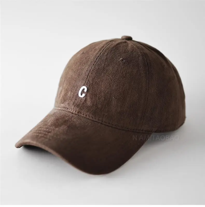 Beige Letter Embroidered Baseball Cap for Men Women — feature 4