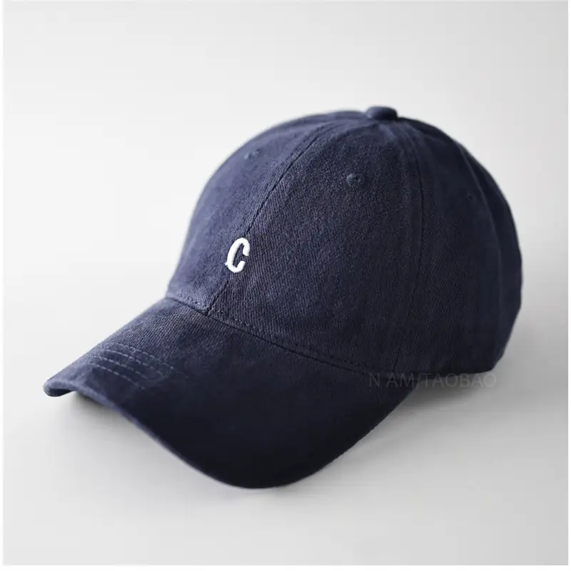 Beige Letter Embroidered Baseball Cap for Men Women - Image 3