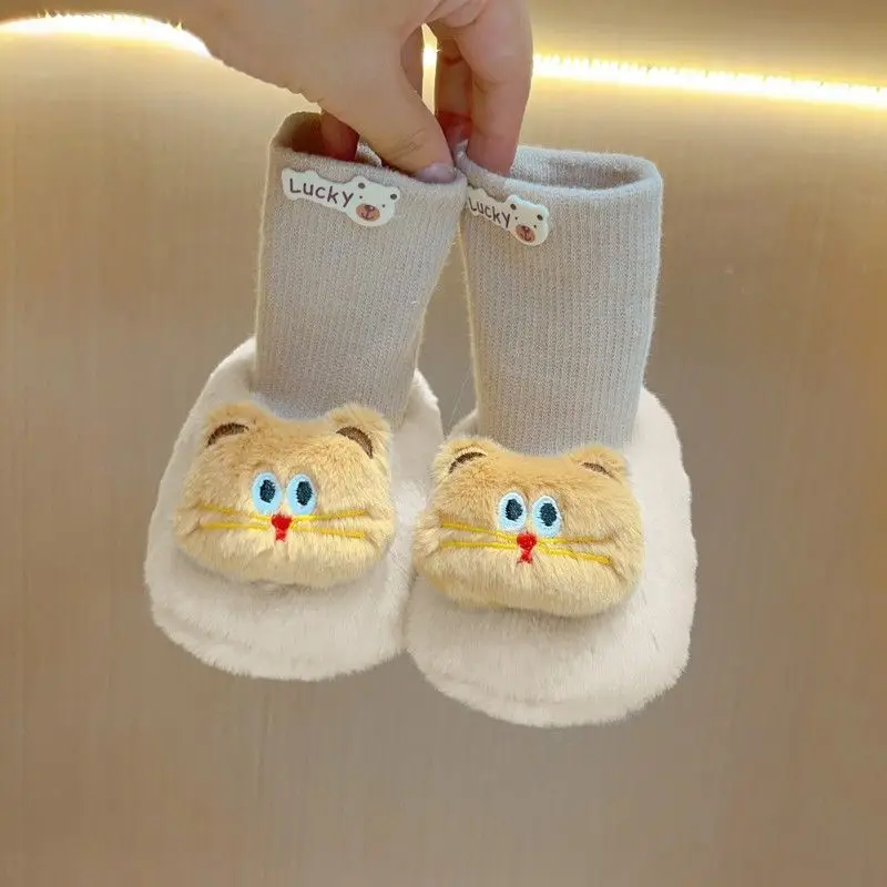 Baby Cartoon Warm Socks & Shoes Newborn Soft Non-Falling — feature 6
