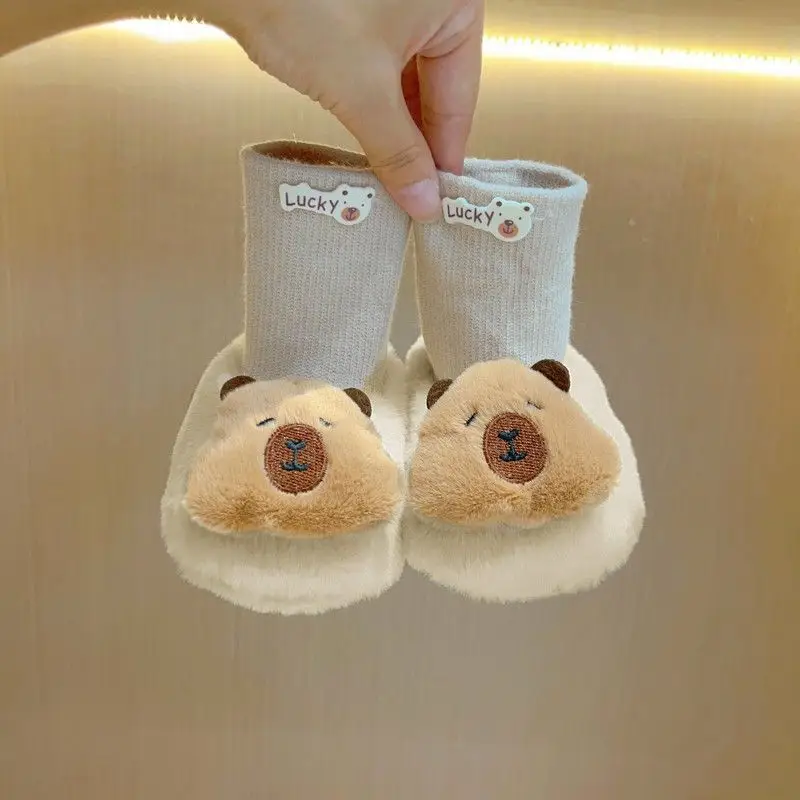 Baby Cartoon Warm Socks & Shoes Newborn Soft Non-Falling — feature 9