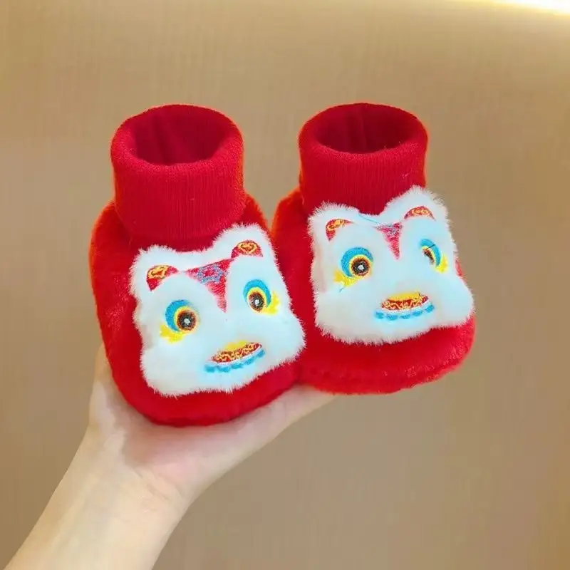 Baby Cartoon Warm Socks & Shoes Newborn Soft Non-Falling