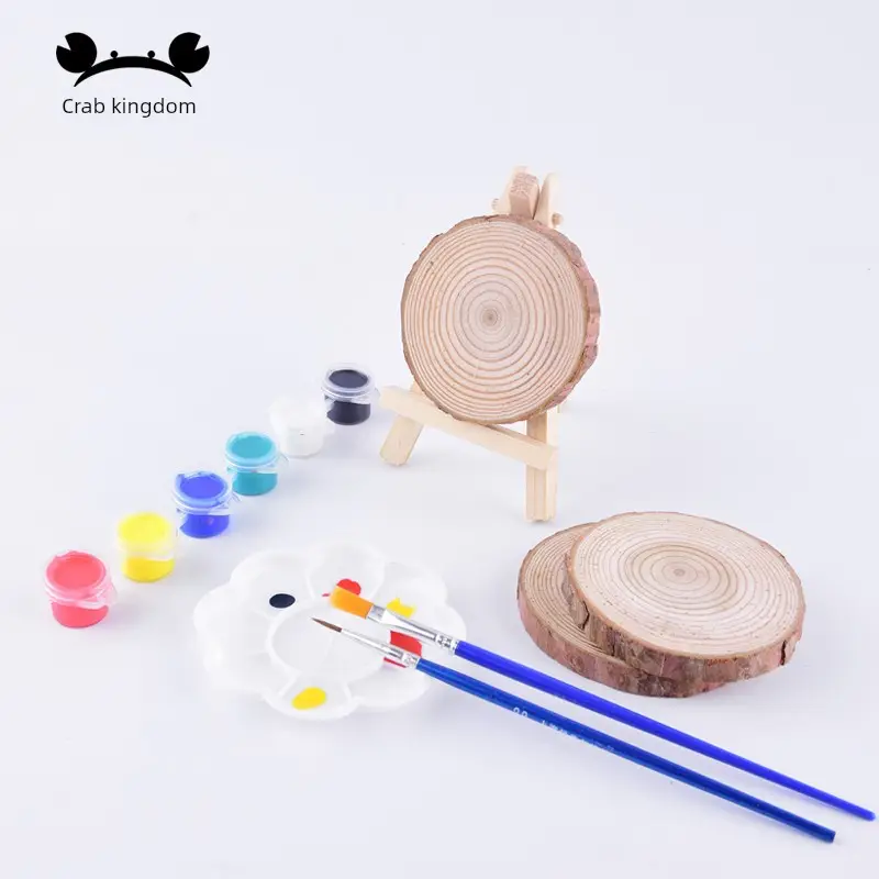 Art Painting Graffiti DIY Plaster Doll Color Kidsren's Watercolor Acrylic Paint Strip Set 12 Colors 6 Consecutive Color Painting