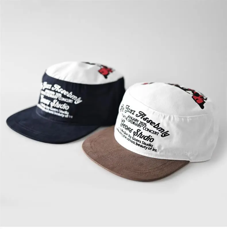 Korean Style Letter Cap for Men Women Flat Brim Baseball — feature 13