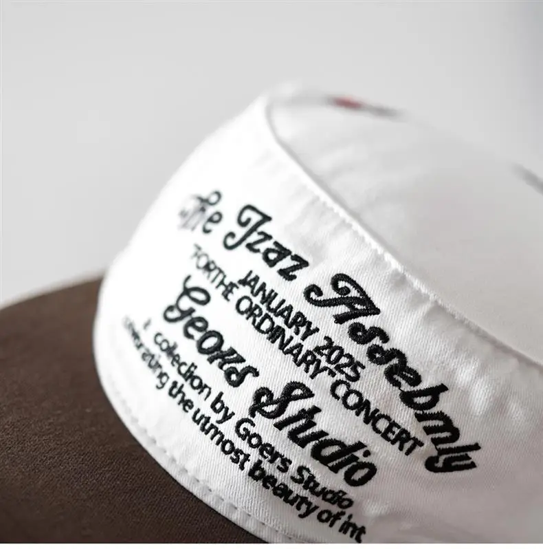 Korean Style Letter Cap for Men Women Flat Brim Baseball — feature 16